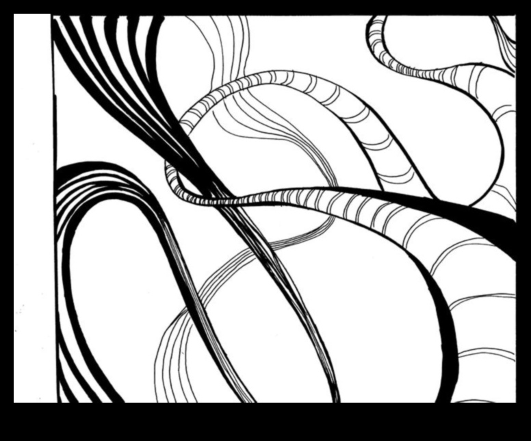 الخطوط الديناميكية: تحقيق الحركة والتدفق في فن الحبر