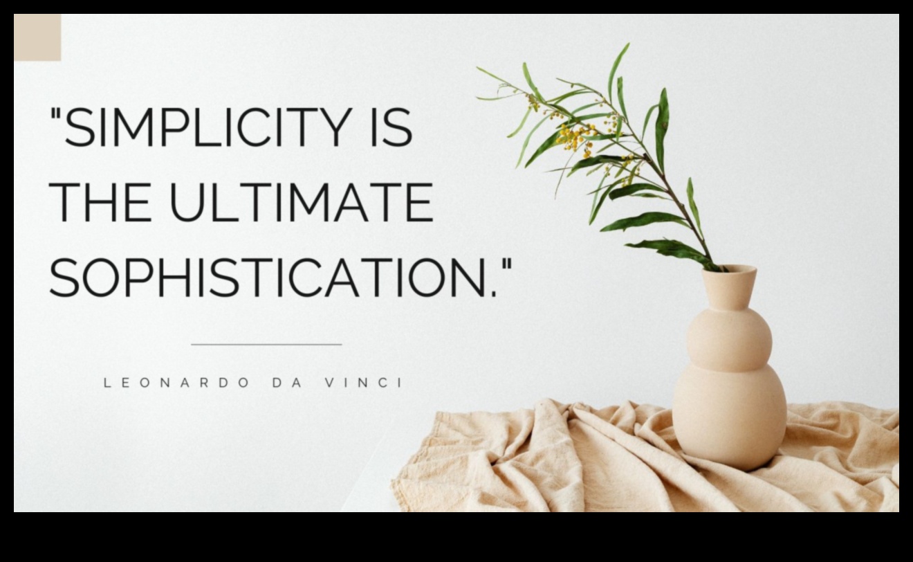 تطور البساطة: إعادة تعريف مفاهيم التزيين