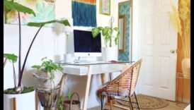 كيف يمكنني دمج أفكار ديكور مكتب بوهو مع فن جدار بوهو الفني؟