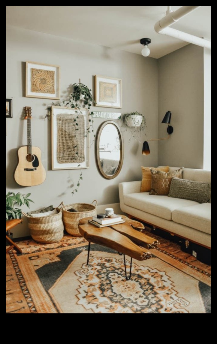 كيف يمكنني دمج أفكار الديكور البوهيمي في مساحة معيشة صغيرة؟