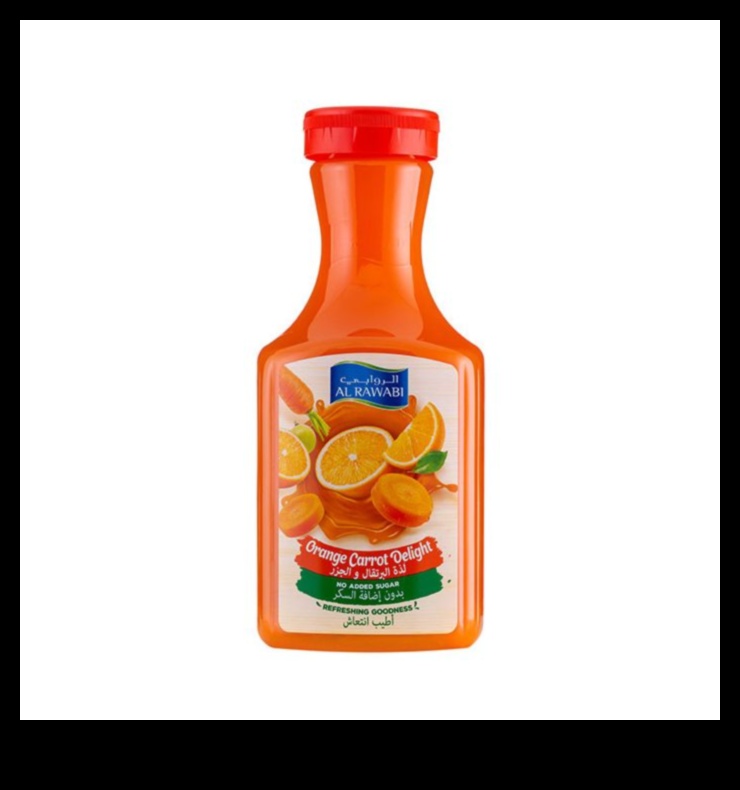 تناغم عصير الجزر والبرتقال: استكشاف النوتات المبهجة لحقن الحمضيات