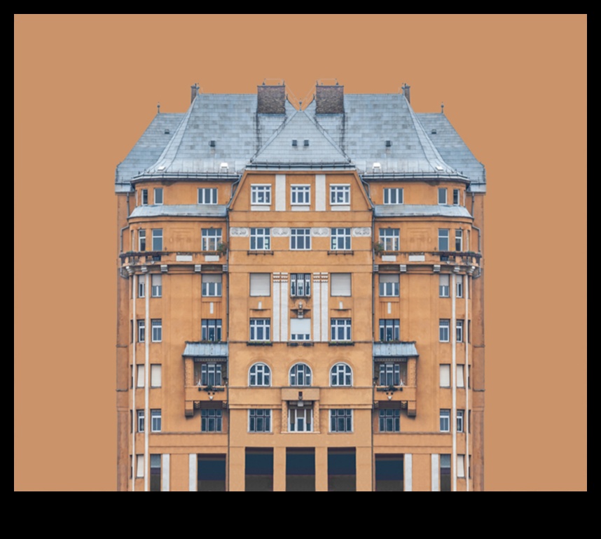 التماثل الحضري: استكشاف التوازن في رسومات سيتي سكيب