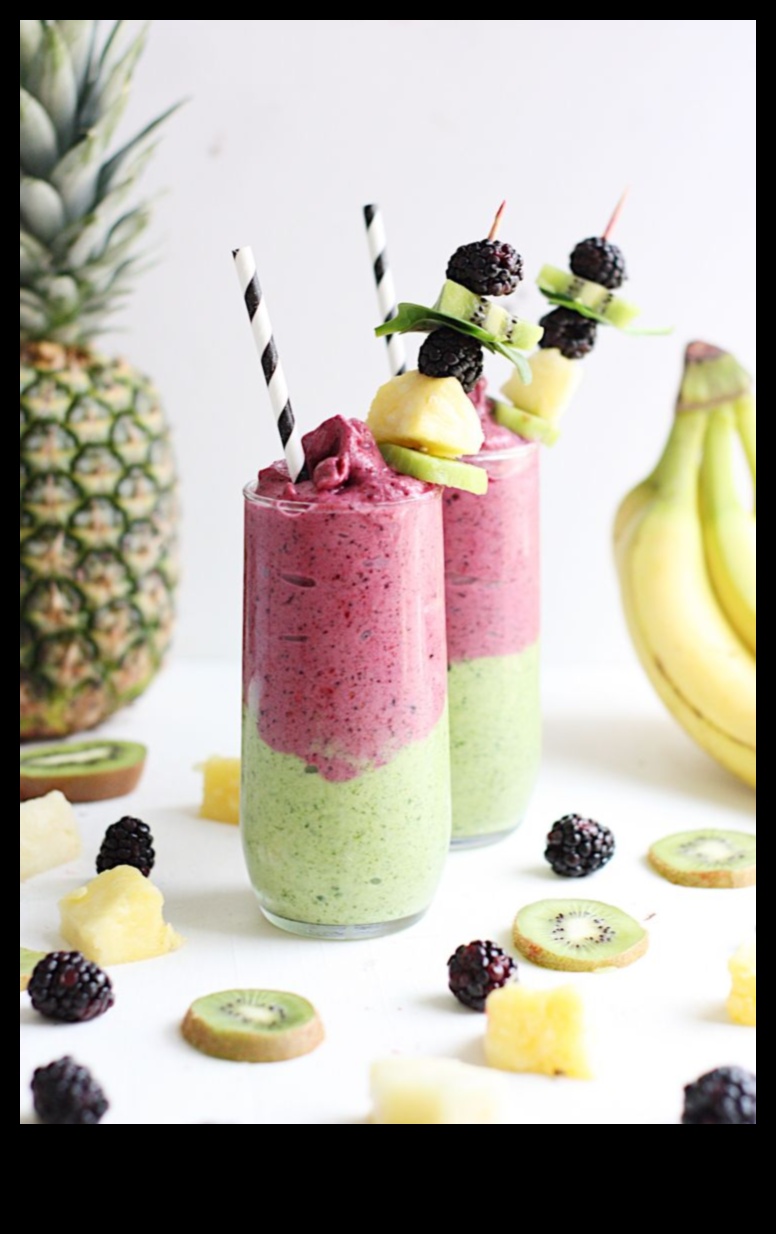 الحب متعدد الطبقات: عرض فن عصائر الفاكهة ذات الطبقات المثالية