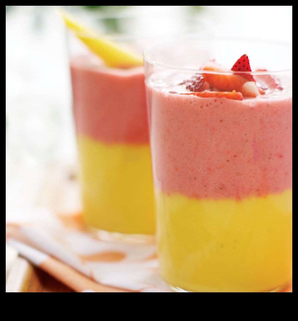 الحب متعدد الطبقات: عرض فن عصائر الفاكهة ذات الطبقات المثالية