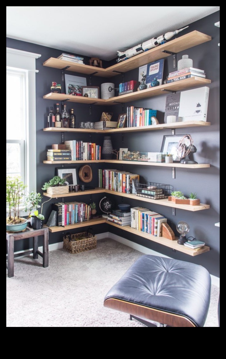 نصائح لديكور رف الكتب الأنيق