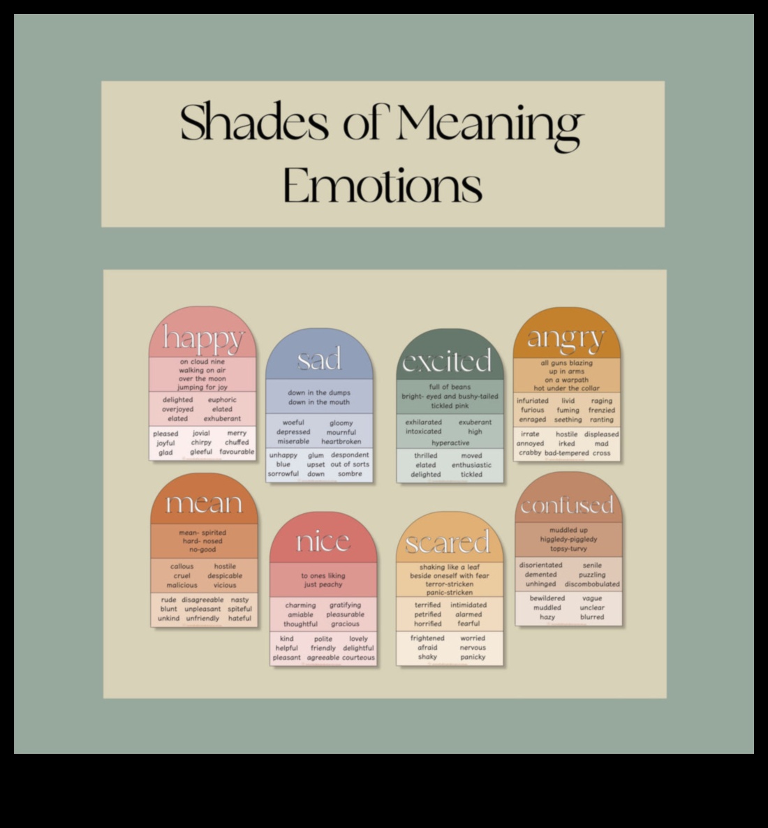 منظور العاطفة: نقل المشاعر من خلال الفن الملون