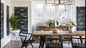 إلهام ديكور غرفة الطعام الأنيقة