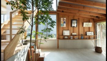 ديكور غرفة المعيشة اليابانية الحديثة من أجل Zen Serenity