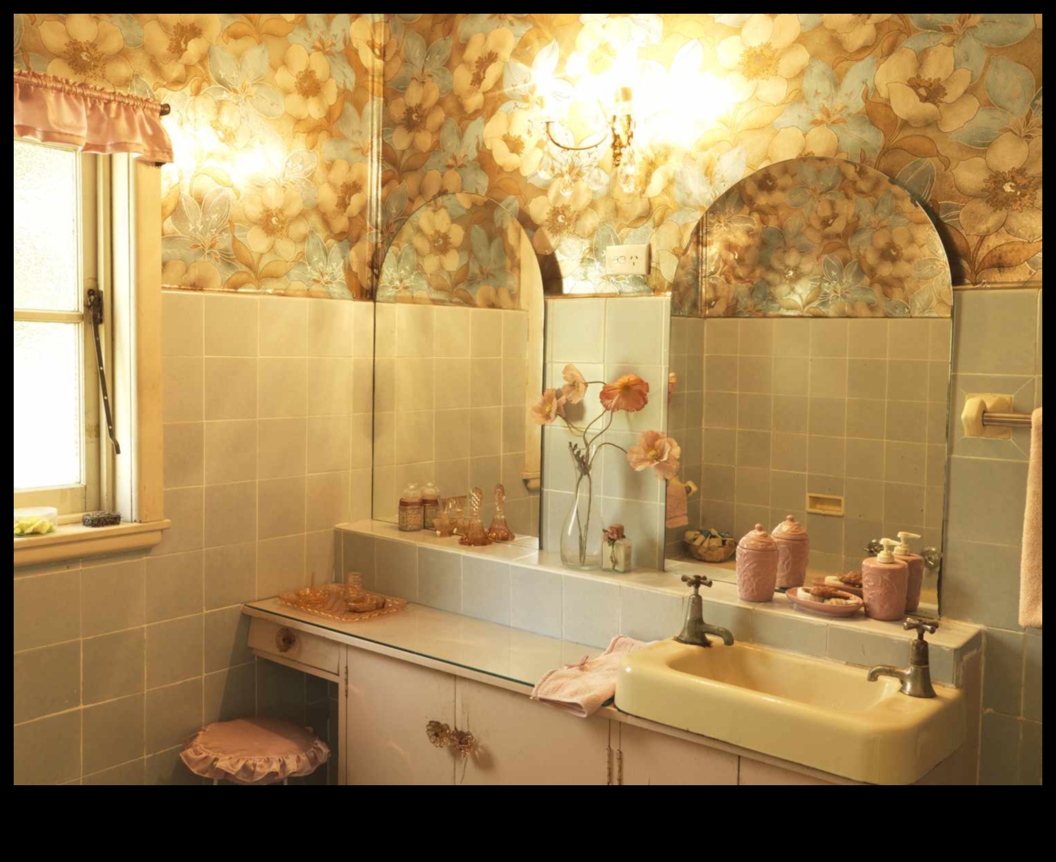 أفكار ديكور الحمام المستوحاة من الطراز القديم