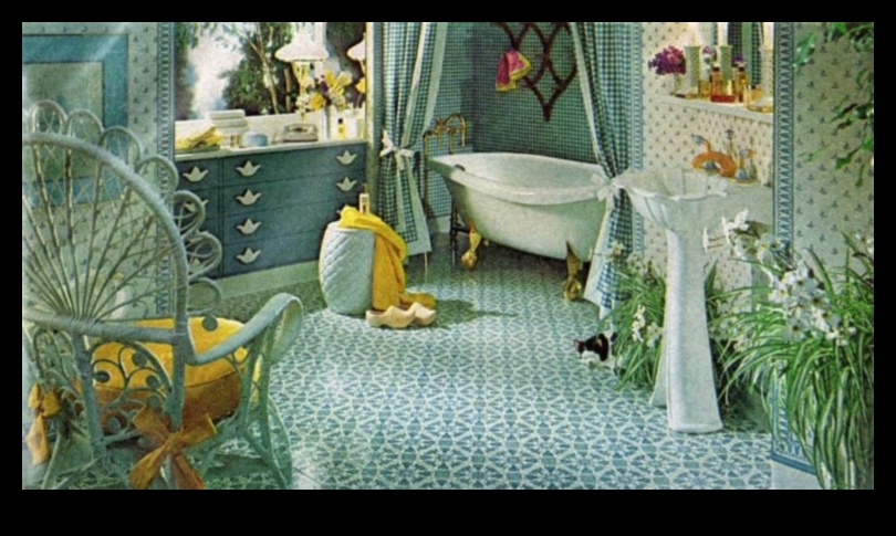 أفكار ديكور الحمام المستوحاة من الطراز القديم