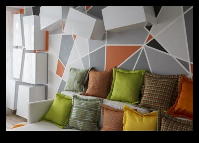 ما هي بعض الطرق الإبداعية لاستخدام الأنماط الهندسية في ديكور المنزل؟