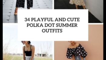 النقاط الديناميكية: أفكار أزياء مرحة مع أنماط منقطة