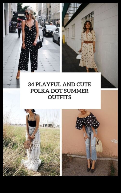 النقاط الديناميكية: أفكار أزياء مرحة مع أنماط منقطة