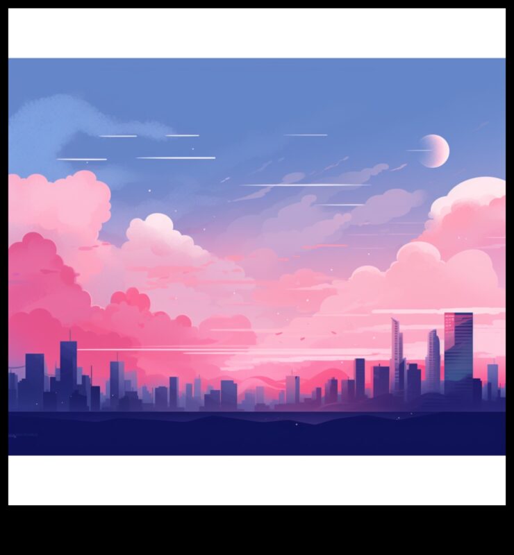 خطوط الأفق في الباستيل: إنشاء رسومات سيتي سكيب ناعمة ونابضة بالحياة