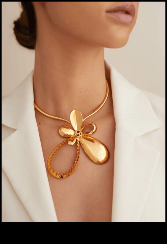 النعمة اللامعة: تزين بإشعاع الذهب الخالص