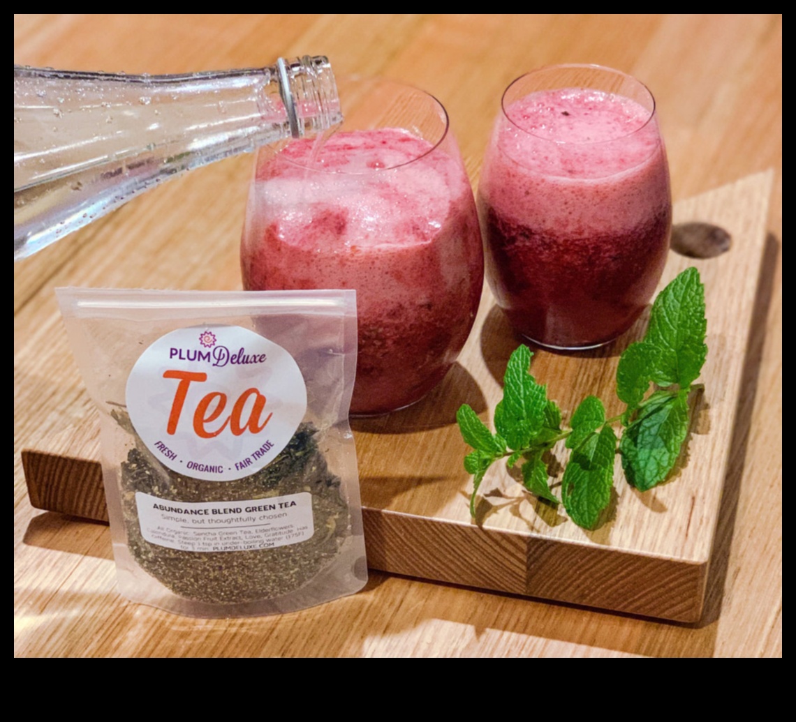 رشفات طازجة: دليل لصياغة مزيج مثالي من الشاي الأخضر المثلج